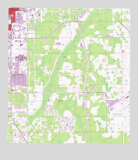 Fort Myers SE, FL USGS Topographic Map