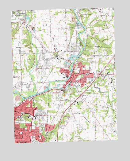 Franklin, OH USGS Topographic Map