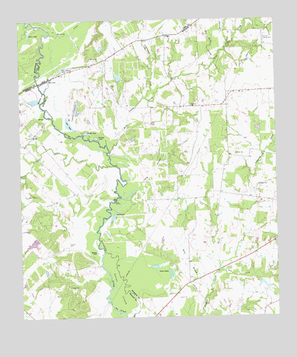 Canary, TX USGS Topographic Map