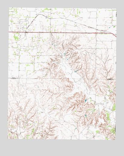 Fuller, TX USGS Topographic Map