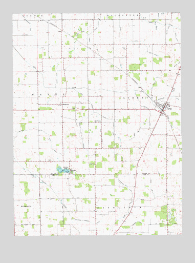 Fulton, IN USGS Topographic Map