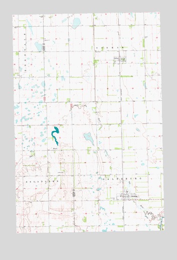 Galesburg, ND USGS Topographic Map