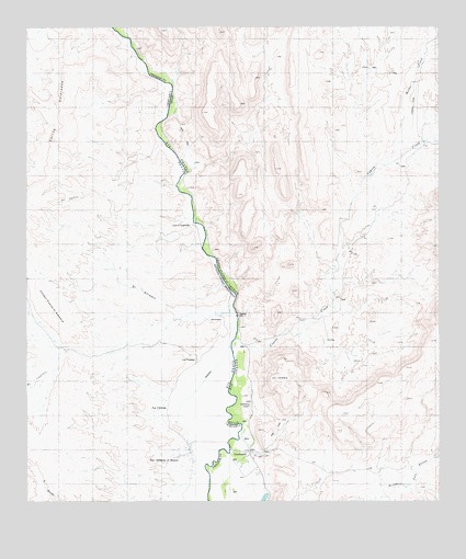 Candelaria, TX USGS Topographic Map