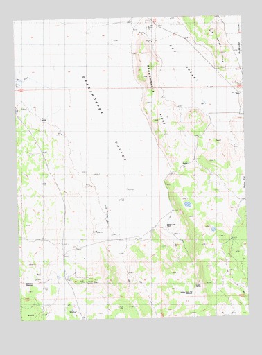 Grasshopper Valley, CA USGS Topographic Map