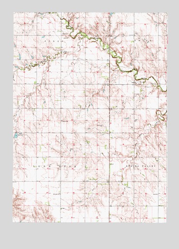 Gregory SE, SD USGS Topographic Map