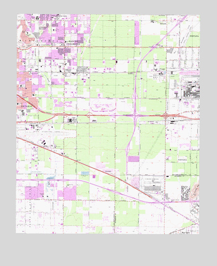 Guasti, CA USGS Topographic Map
