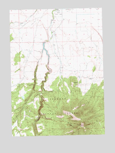 Hager Mountain, OR USGS Topographic Map