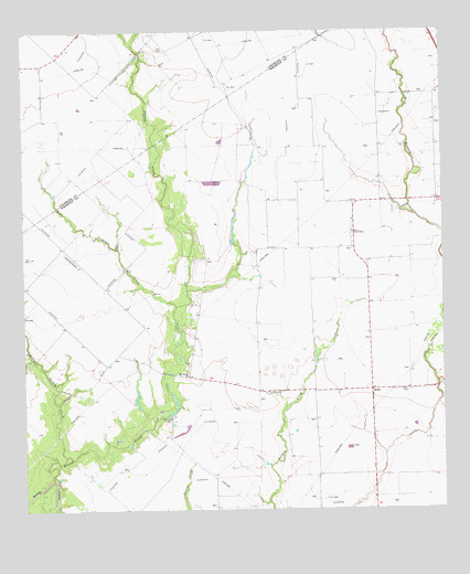 Hahn, TX USGS Topographic Map