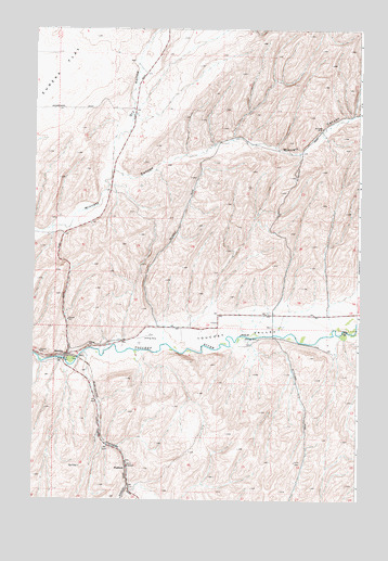 Harsha, WA USGS Topographic Map