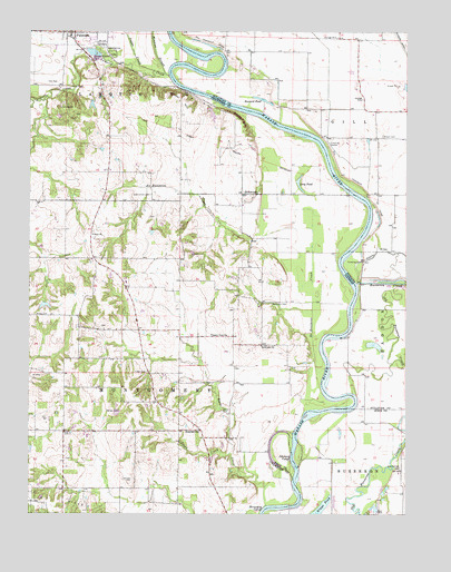 Heathsville, IL USGS Topographic Map