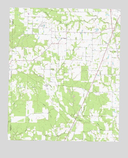Hodgson, TX USGS Topographic Map