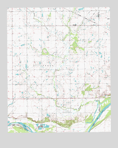 Hooper, OK USGS Topographic Map