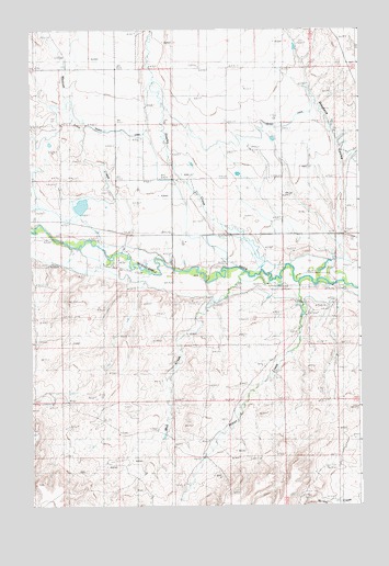 Hopley Creek South, MT USGS Topographic Map