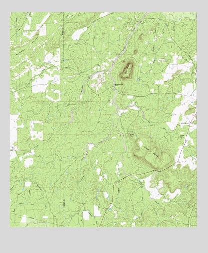House Mountain, TX USGS Topographic Map