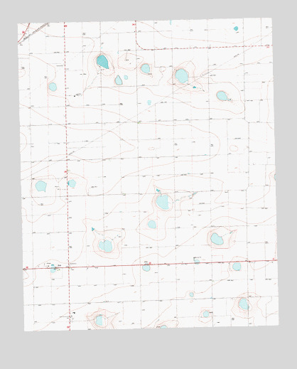 Hub, TX USGS Topographic Map
