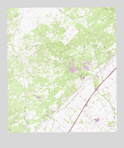Hunter, TX USGS Topographic Map