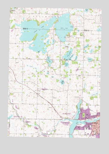 Hutchinson West, MN USGS Topographic Map