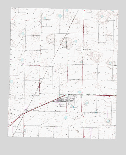 Idalou, TX USGS Topographic Map
