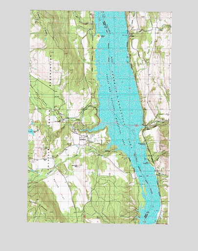 Inchelium, WA USGS Topographic Map