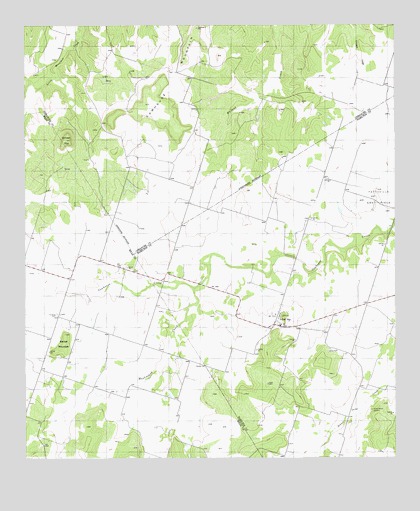 Indian Gap, TX USGS Topographic Map