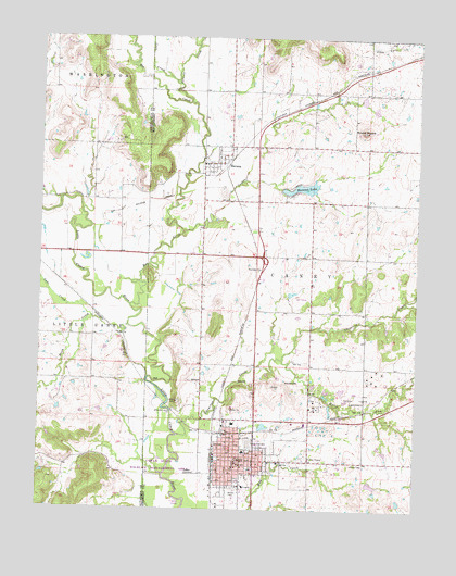 Caney, KS USGS Topographic Map