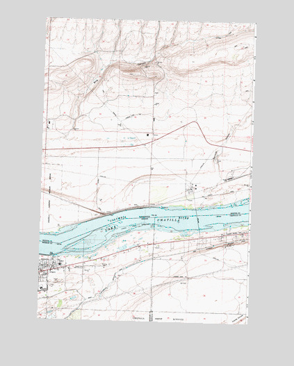 Irrigon, OR USGS Topographic Map