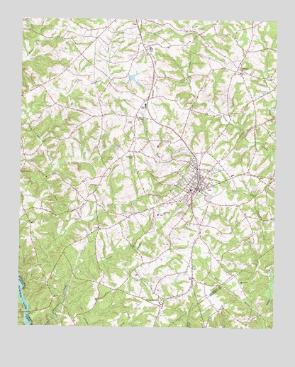 Iva, SC USGS Topographic Map