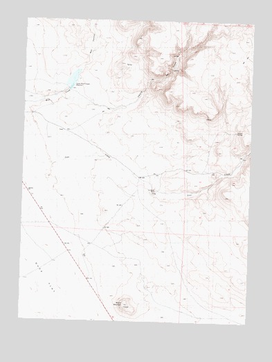 Juniper Springs, NV USGS Topographic Map
