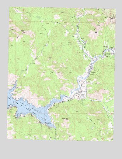 Kaweah, CA USGS Topographic Map