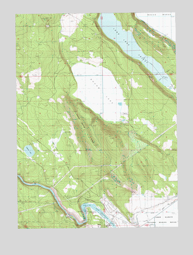 Keno, OR USGS Topographic Map