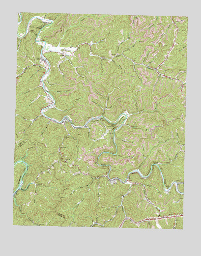 Krypton, KY USGS Topographic Map