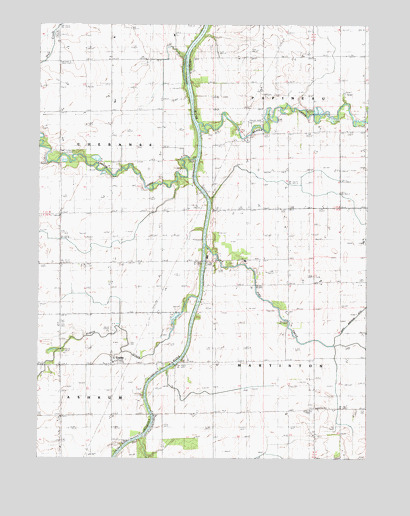 L'Erable, IL USGS Topographic Map