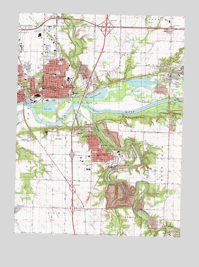 La Salle, IL Topographic Map - TopoQuest