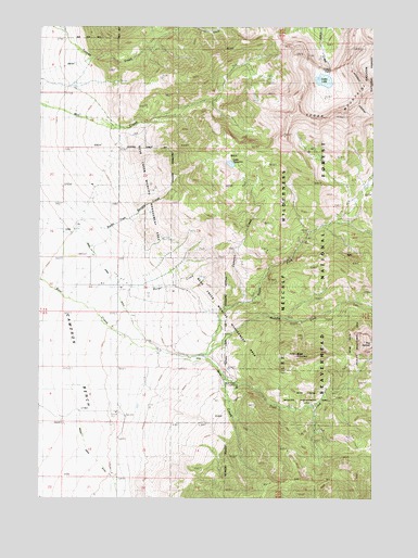 Lake Cameron, MT USGS Topographic Map