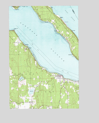 Langley, WA USGS Topographic Map