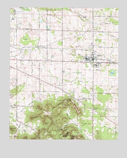Leighton, AL USGS Topographic Map
