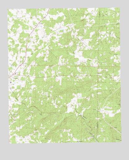 Lineville East, AL USGS Topographic Map