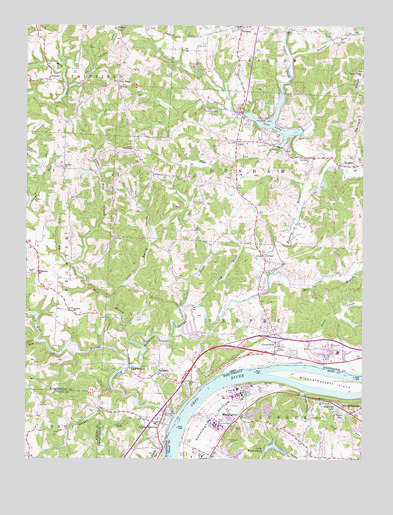 Little Hocking, OH USGS Topographic Map