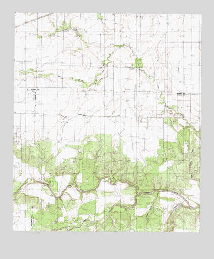 Lowake, TX USGS Topographic Map