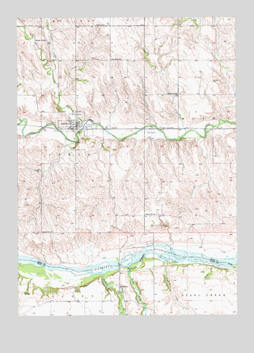 Lynch, NE USGS Topographic Map