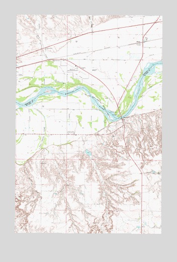 Macon, MT USGS Topographic Map