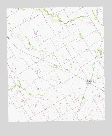 Malone, TX USGS Topographic Map