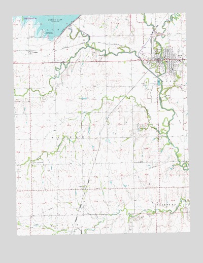 Marion, KS USGS Topographic Map