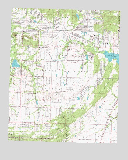 McAlester SW, OK USGS Topographic Map