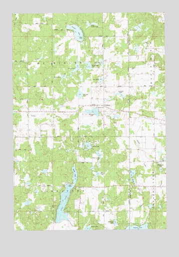 McKinley, WI USGS Topographic Map