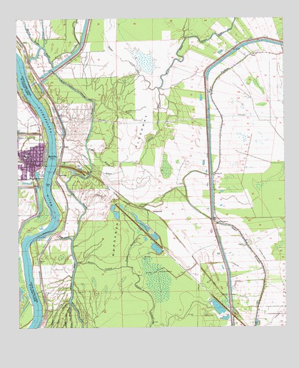 Melville, LA USGS Topographic Map