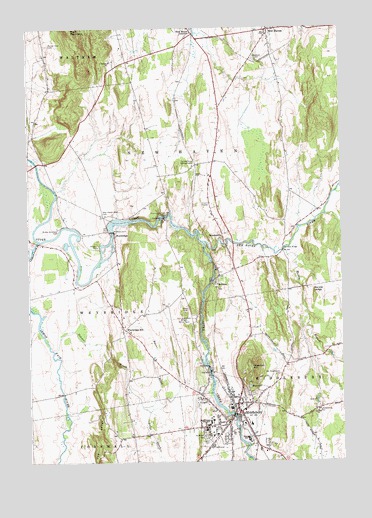Middlebury, VT USGS Topographic Map