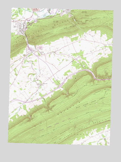 Mill Hall, PA USGS Topographic Map