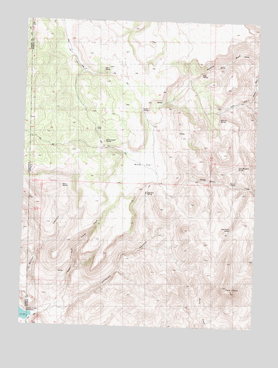Mixie Flat, NV USGS Topographic Map
