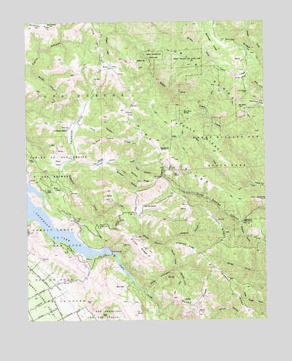 Mount Sizer, CA USGS Topographic Map